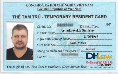 Temporary Residence Card in Vietnam